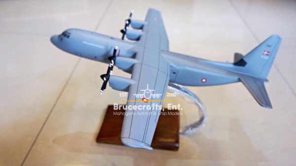 Model of Lockheed C-130 Hercules (RDAF) with detailed craftsmanship.